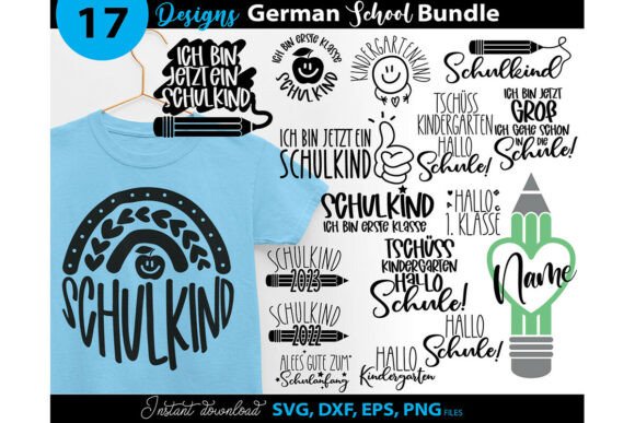 Download German School SVG Bundle Einschulung - School Collection