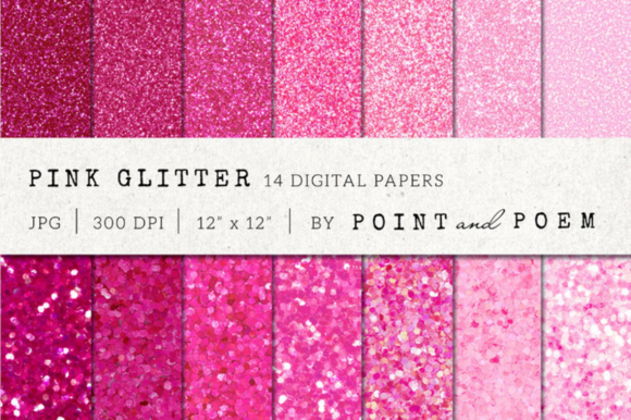Download Pink Glitter Digital Paper - Paper Collection