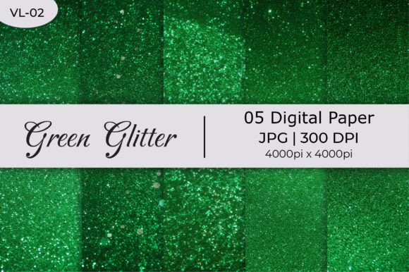 Download Green Glitter Paper Backgrounds - Paper Collection