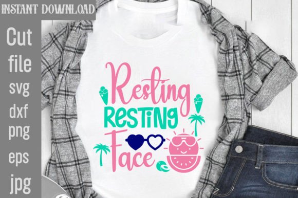 Download Resting Beach Face SVG Cut File - Resting beach face svg cut file Collection