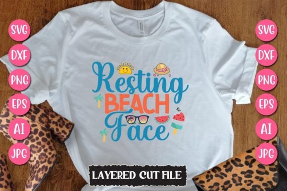 Download Resting Beach Face Svg Cut File - Resting beach face svg cut file Collection