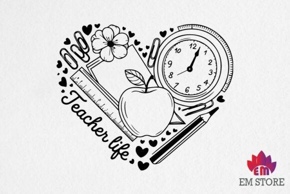 Download Floral Teacher Svg, Back to School SVG - School Collection