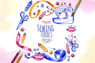 Download Watercolor Sewing Cliparts - Premium Resources