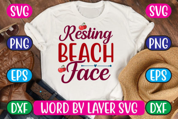 Download Resting Beach Face Svg Cut File - Resting beach face svg cut file Collection