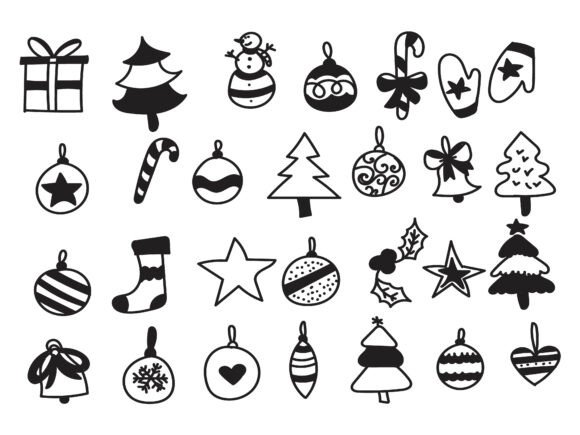 Download Hand Drawn Christmas Icons Collection - Christmas icons Collection
