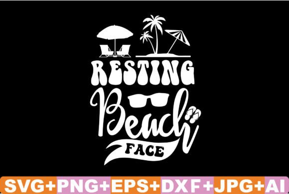 Download Resting Beach Face SVG Cut File - Resting beach face svg cut file Collection